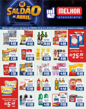 Promoções de Supermercados em Valparaíso de Goiás | Ofertas Melhor Atacadista de Melhor Atacadista | 22/04/2024 - 28/04/2024