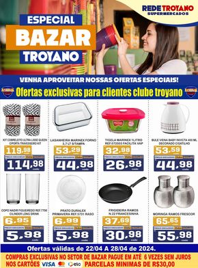 Catálogo Rede Troyano de Supermercados em Dracena | Especial Bazar Rede Troyano  | 22/04/2024 - 28/04/2024
