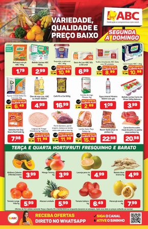 Promoções de Supermercados em Araxá | Oferta Semanal Varejo - Araxá de Supermercados ABC | 22/04/2024 - 27/04/2024