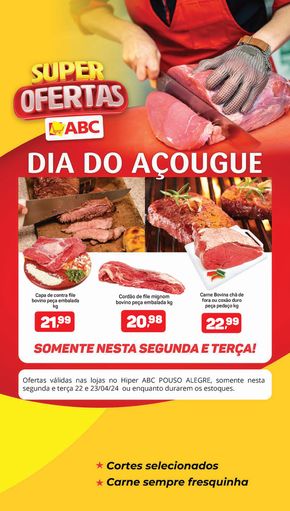 Catálogo Supermercados ABC em Pouso Alegre |  Dia do Açougue - Pouso Alegre | 22/04/2024 - 23/04/2024