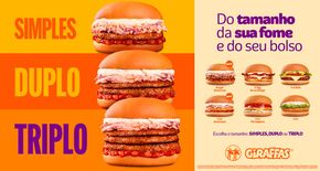 Promoções de Fast Food em São Paulo | Novidades Giraffas de Giraffas | 22/04/2024 - 10/05/2024