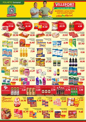 Promoções de Supermercados em Timóteo | Ofertas Villefort Atacadista de Villefort Atacadista | 22/04/2024 - 28/04/2024