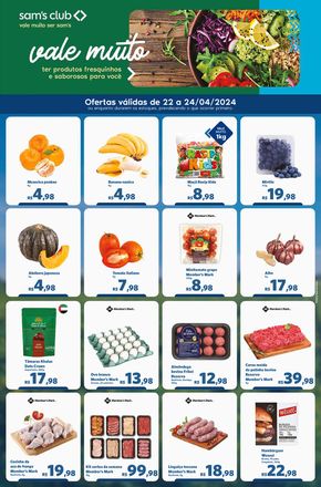 Promoções de Supermercados em Campinas | OFERTAS PERECÍVEIS de Sam's Club | 22/04/2024 - 24/04/2024