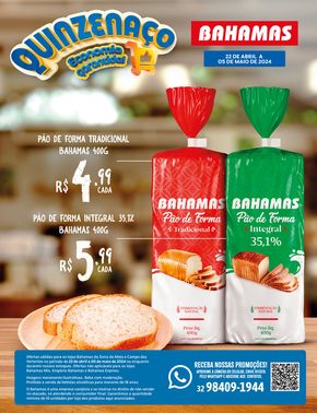 Catálogo Bahamas Supermercados em Juiz de Fora | Ofertas da Quinzena | 22/04/2024 - 05/05/2024