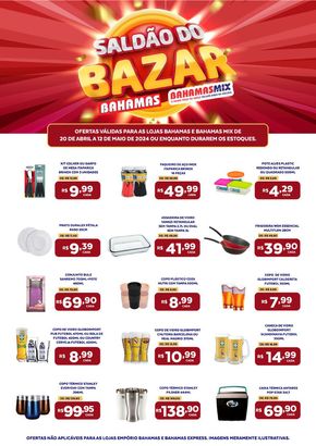 Catálogo Bahamas Supermercados | Saldão do Bazar | 22/04/2024 - 12/05/2024