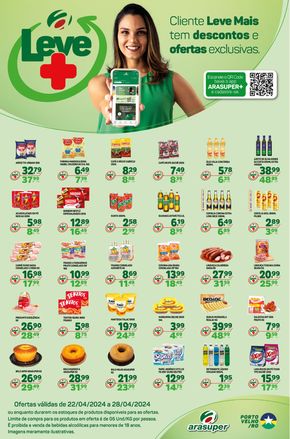 Catálogo Araújo Supermercados em Porto Velho | Ofertas Leve Mais Porto Velho | 22/04/2024 - 28/04/2024