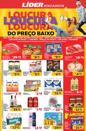 Promoções de Supermercados em São José | Lí­der Atacadista Encarte semanal de Líder Atacadista | 22/04/2024 - 25/04/2024