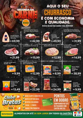 Catálogo Supermercado Bretas em Itumbiara | Segunda Da Carne  | 22/04/2024 - 24/04/2024