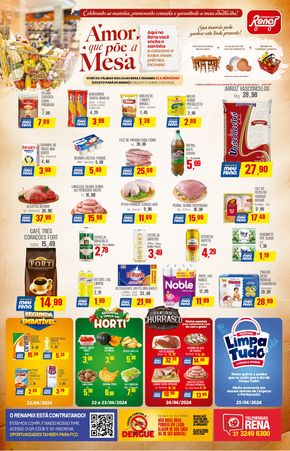 Promoções de Supermercados em Itaúna | Oferta Supermercados Rena de Supermercados Rena | 22/03/2024 - 28/04/2024