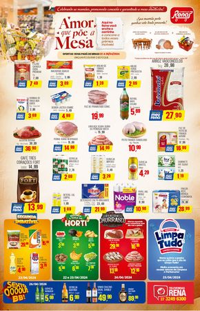 Promoções de Supermercados em Pará de Minas | Oferta Supermercados Rena de Supermercados Rena | 22/03/2024 - 28/04/2024