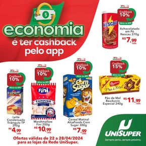 Promoções de Supermercados em Capão da Canoa | Oferta UniSuper de UniSuper | 22/04/2024 - 28/04/2024