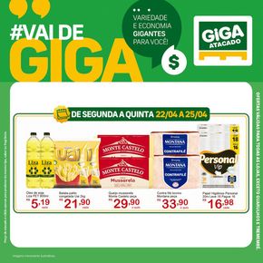 Promoções de Supermercados em Várzea Paulista | Ofertas Giga Atacado de Giga Atacado | 22/04/2024 - 25/04/2024