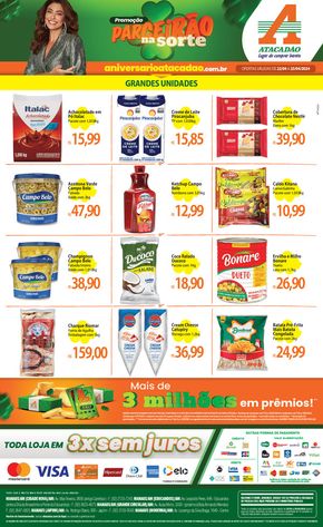 Promoções de Supermercados em Manaus | Atacadão - Grandes Unidades de Atacadão | 22/04/2024 - 25/04/2024