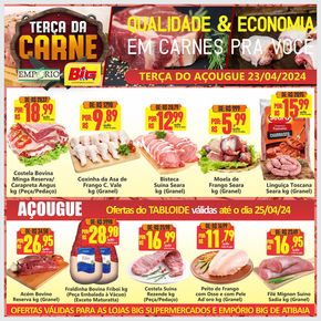 Promoções de Supermercados em Bragança Paulista | Ofertas Big Supermercados de Big Supermercados | 23/04/2024 - 25/04/2024