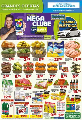 Catálogo Confiança Supermercados em Bauru | Ofertas Confiança Supermercados | 23/04/2024 - 25/04/2024