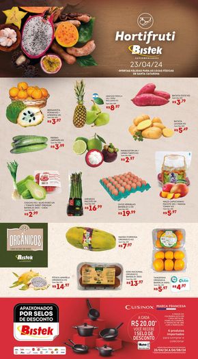 Catálogo Bistek Supermercados em Joinville | Hortifruti Bistek Supermercados | 23/04/2024 - 23/04/2024