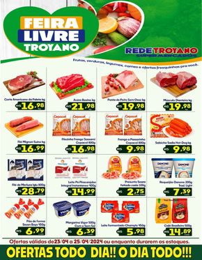 Catálogo Rede Troyano de Supermercados em Dracena | Feira Livre Rede Troyano! | 23/04/2024 - 25/04/2024