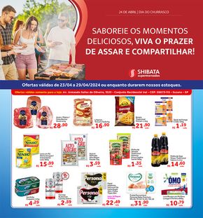 Promoções de Supermercados em Pindamonhangaba | Oferta Shibata Supermercados de Shibata Supermercados | 23/04/2024 - 29/04/2024