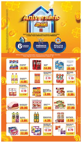 Promoções de Supermercados em Santa Isabel | Aniversário Spani Atacadista de Spani Atacadista | 23/04/2024 - 30/04/2024