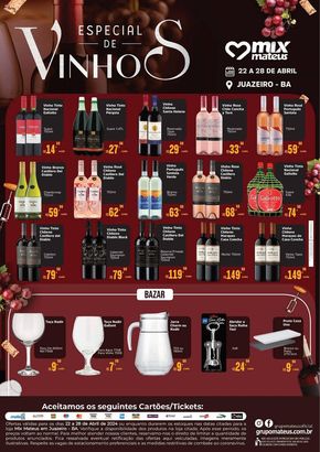 Catálogo Supermercados Mateus em Santa Inês | Especial De Vinhos  | 23/04/2024 - 28/04/2024