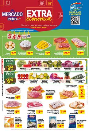 Promoções de Supermercados em São Vicente | Extra Economia  de Extra | 23/04/2024 - 25/04/2024
