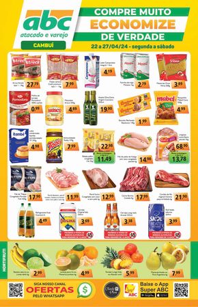 Promoções de Supermercados em Cambuí |  Oferta Semanal Atacados - Cambuí de Supermercados ABC | 23/04/2024 - 27/04/2024