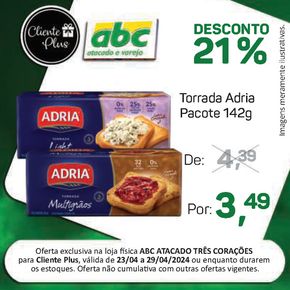 Promoções de Supermercados em Três Corações | Oferta Supermercados ABC de Supermercados ABC | 23/04/2024 - 29/04/2024
