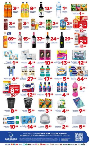 Promoções de Supermercados em Bariri | Ofertas Barracão Supermercado de Barracão Supermercado | 23/04/2024 - 24/04/2024