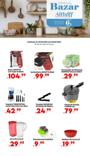 Promoções de Supermercados em Capão da Canoa | Encarte Bazar - RS de Althoff Supermercados | 23/04/2024 - 05/05/2024