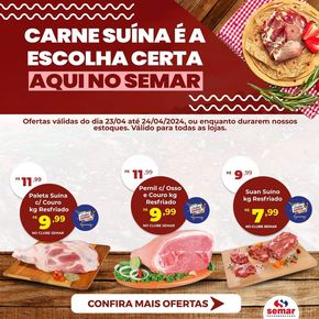 Catálogo Semar Supermercado em Mogi das Cruzes | Ofertas Semar Supermercado | 23/04/2024 - 24/04/2024