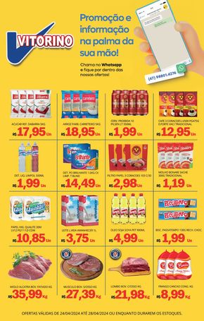 Catálogo Supermercado Vitorino em Joinville | Ofertas Supermercado Vitorino | 23/04/2024 - 28/04/2024
