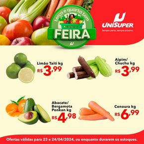 Catálogo UniSuper em Porto Alegre | Ofertas UniSuper | 23/04/2024 - 28/04/2024