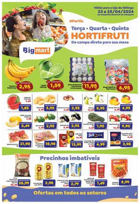 Promoções de Supermercados em Itápolis | Oferta Bigmart de Bigmart | 24/04/2024 - 25/04/2024