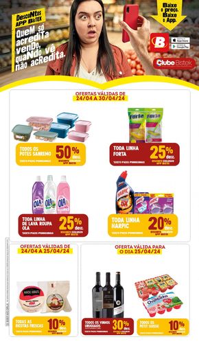 Catálogo Bistek Supermercados em Itajaí | Ofertas Bistek Supermercados | 24/04/2024 - 30/04/2024