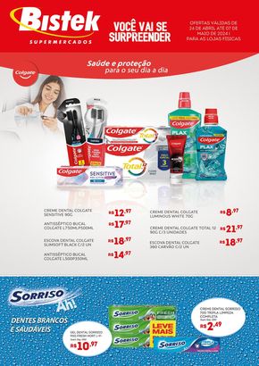 Catálogo Bistek Supermercados em Brusque | Ofertas Bistek Supermercados | 24/04/2024 - 07/05/2024