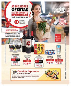 Catálogo Hirota Food Supermercado em Carapicuíba | Ofertas Hirota Food Supermercado | 24/04/2024 - 06/05/2024