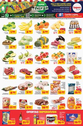 Catálogo Lopes Supermercados em Jandira | Super Feirão Guarulhos | 24/04/2024 - 25/04/2024