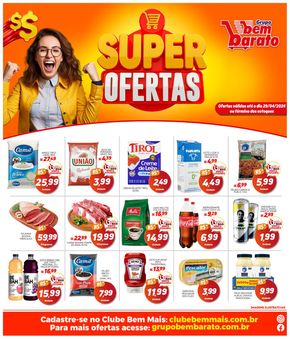 Catálogo Supermercado Bem Barato | Super Ofertas  | 24/04/2024 - 29/04/2024