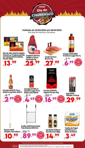 Promoções de Supermercados em Imbituba | Especial Churrasco de Althoff Supermercados | 24/04/2024 - 28/04/2024
