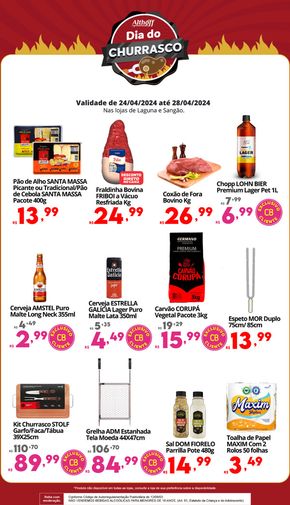 Promoções de Supermercados em Capivari de Baixo | Especial Churrasco  de Althoff Supermercados | 24/04/2024 - 28/04/2024