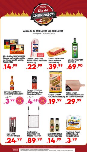 Catálogo Althoff Supermercados em Capão da Canoa | Especial Churrasco  | 24/04/2024 - 28/04/2024