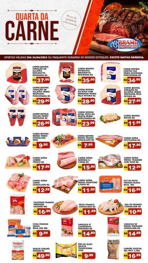 Catálogo Bramil Supermercados em Paraíba do Sul | Quarta Da Carne Bramil Supermercados | 24/04/2024 - 24/04/2024