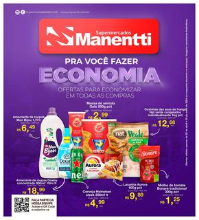 Promoções de Supermercados em Garopaba | Ofertas Supermercados Manentti de Supermercados Manentti | 24/04/2024 - 05/05/2024