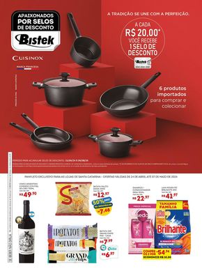 Catálogo Bistek Supermercados em Criciúma | Ofertas Bistek Supermercados | 24/04/2024 - 07/05/2024