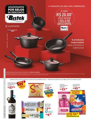 Catálogo Bistek Supermercados em Nova Veneza | Ofertas Bistek Supermercados | 24/04/2024 - 07/05/2024