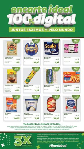 Catálogo Hiperideal Supermercados em Lauro de Freitas | Ofertas Hiperideal Supermercados | 24/04/2024 - 29/04/2024