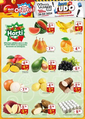 Promoções de Supermercados em Teresópolis | Ofertas da semana de Rede Multi Market | 24/04/2024 - 26/04/2024