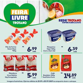 Catálogo Rede Troyano de Supermercados em Dracena | Feira Livre  | 24/04/2024 - 25/04/2024