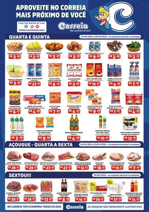Promoções de Supermercados em Votorantim | Ofertas Supermercados Correia de Supermercados Correia | 24/04/2024 - 26/04/2024