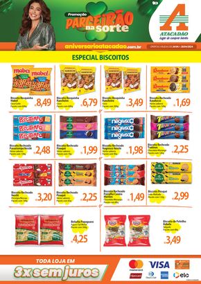 Promoções de Supermercados em Ji-Paraná | Atacadão - Biscoitos de Atacadão | 24/04/2024 - 28/04/2024